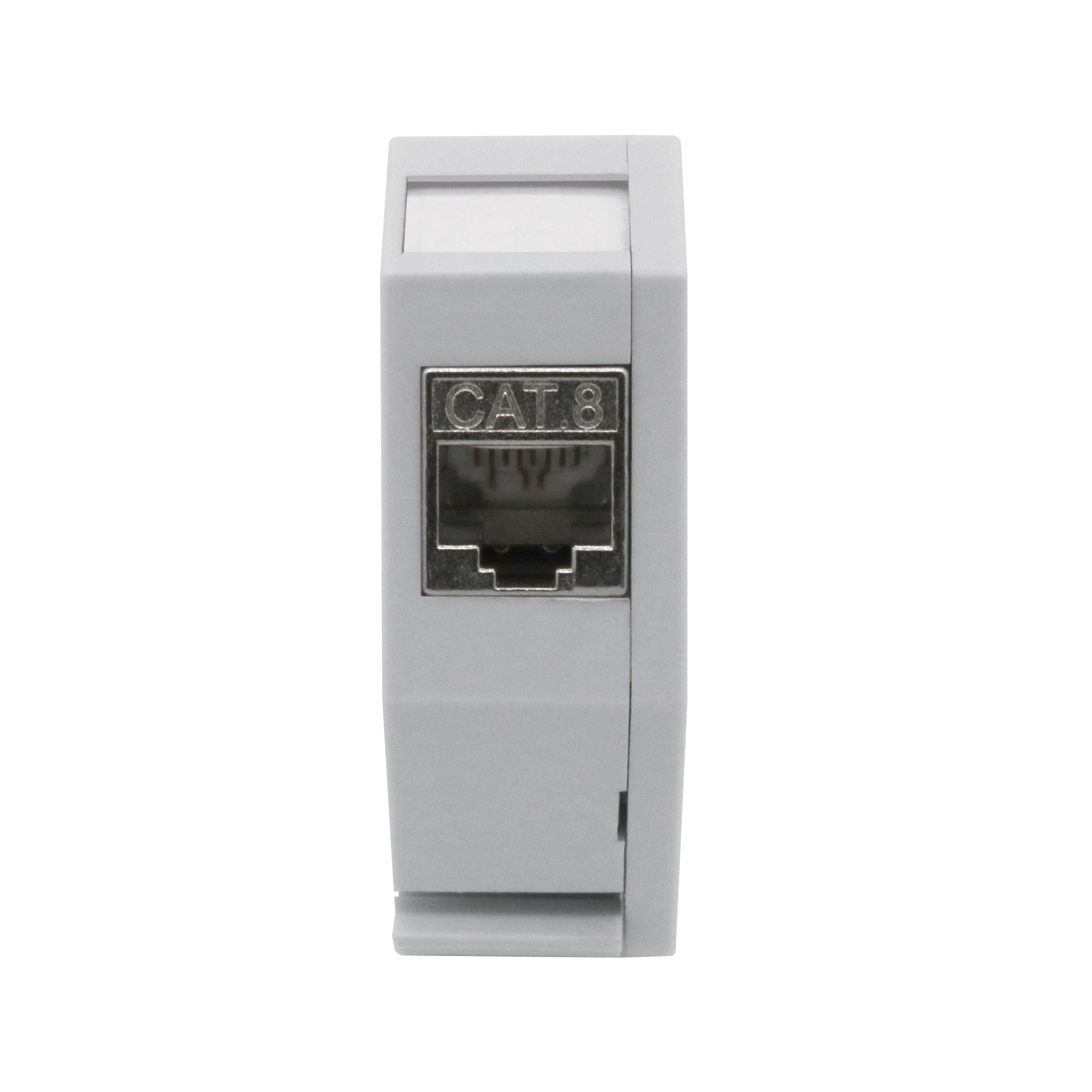 ARLI Keystone CAT8.1 presa RJ45 modulo metallico schermato incl. set adattatore per guida DIN