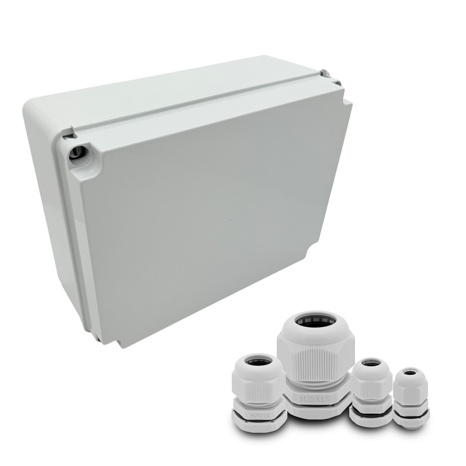 ARLI Scatola di derivazione IP67 da superficie 310 x 230 x 130 mm + pressacavi