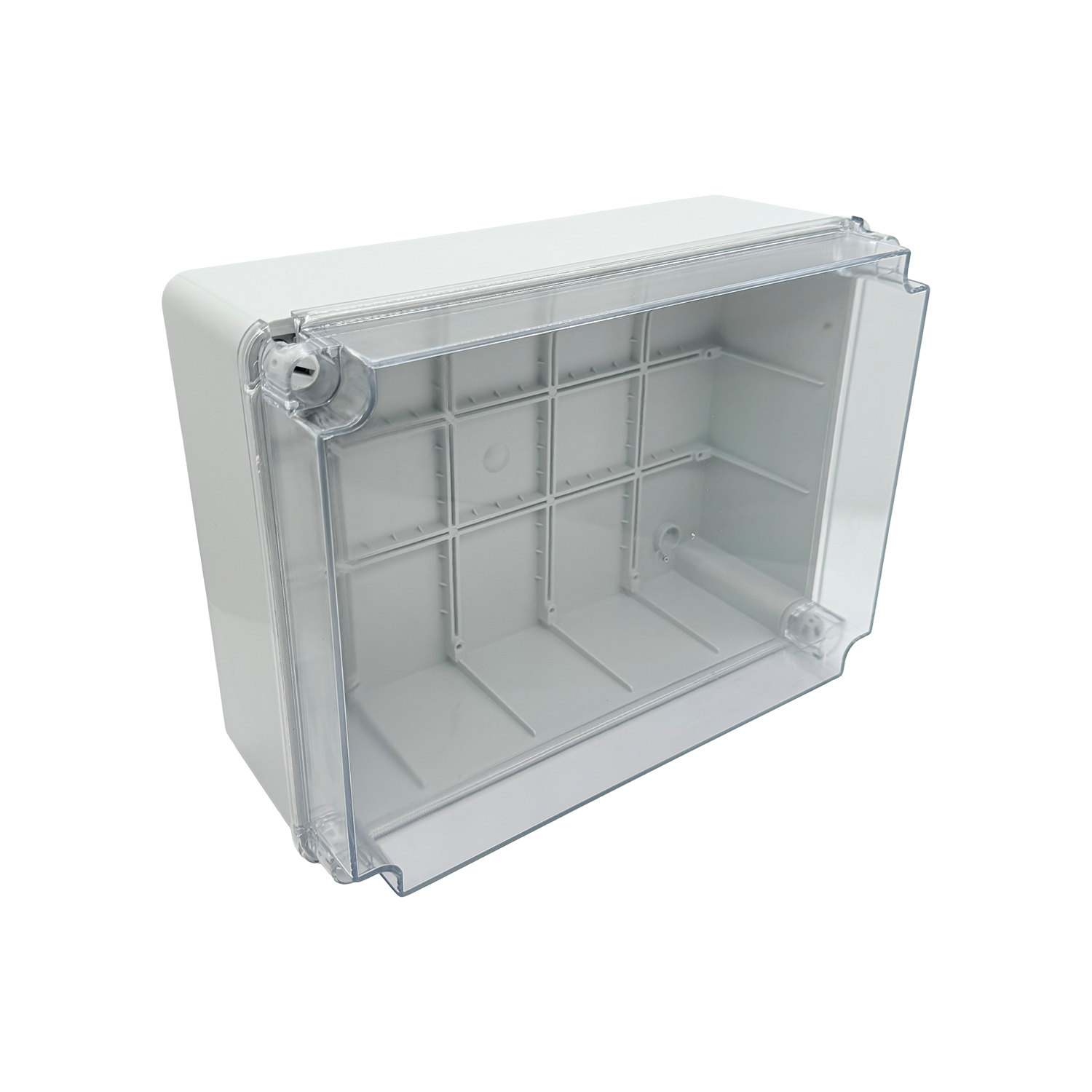 ARLI Scatola di derivazione IP67 310 x 230 x 130 mm a parete – Scatola per locali umidi con coperchio trasparente